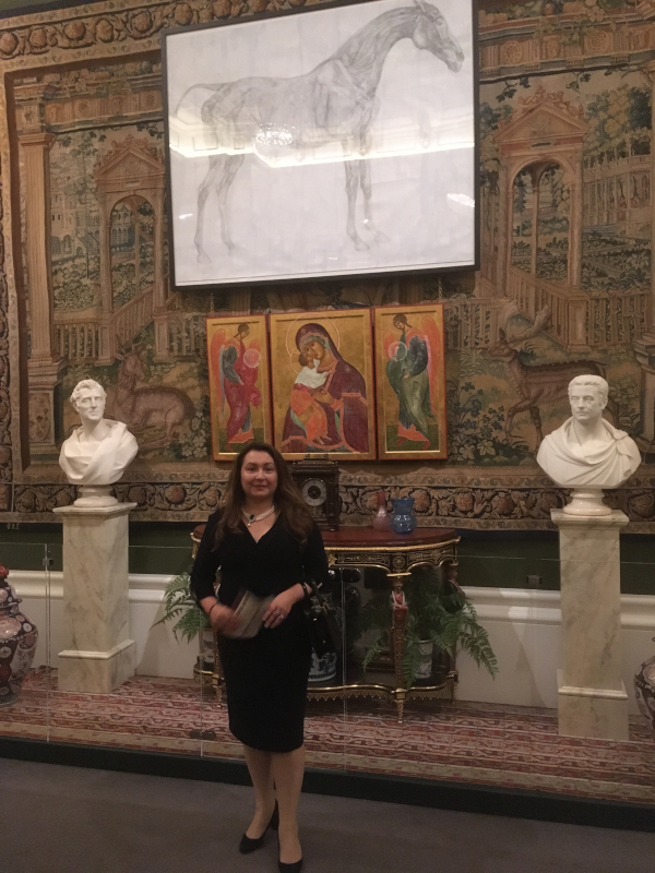 Irina Bradley at Buckingham Palace, UK